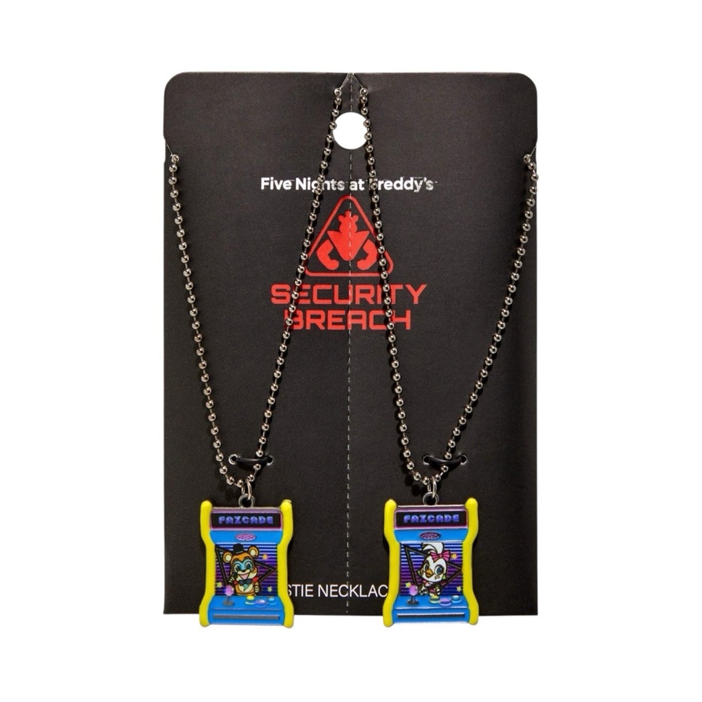 NEW Five Nights At Freddy's Security Breach Chibi Glamrock Best Friend Necklaces